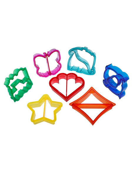 Cortadores de Sándwich Exultimate - Juego de 7 Formas Divertidas Cortadores de Sándwich Exultimate - Juego de 7 Formas Divertidas