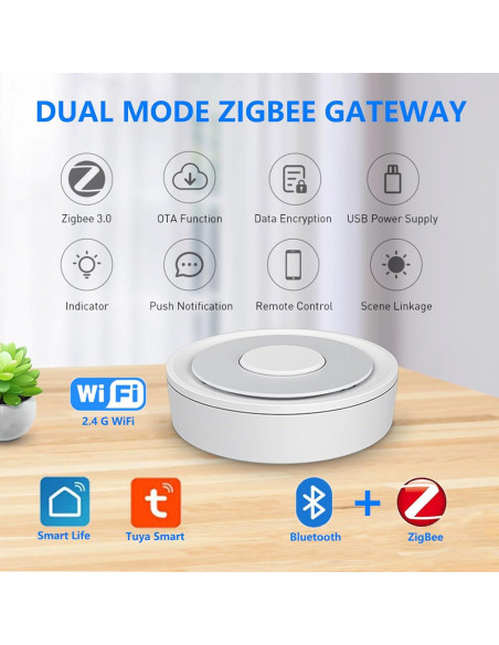 Hub ZigBee y Bluetooth ORIKLON 2.4GHz Control Remoto Hub ZigBee y Bluetooth ORIKLON 2.4GHz Control Remoto