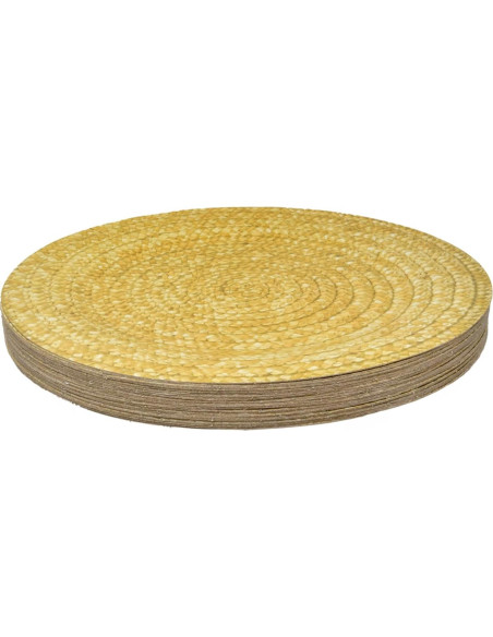 Platos Cargadores Desechables Gift Boutique 24 Pzas 33cm Platos Cargadores Desechables Gift Boutique 24 Pzas 33cm