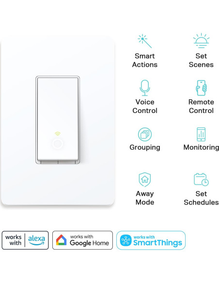 Interruptor Inteligente Kasa HS210 KIT 3 Vías Wi-Fi 2.4GHz Interruptor Inteligente Kasa HS210 KIT 3 Vías Wi-Fi 2.4GHz