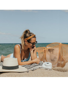 Bolsa de Playa KALIDI de Nylon Plegable 23L para Mujeres 2