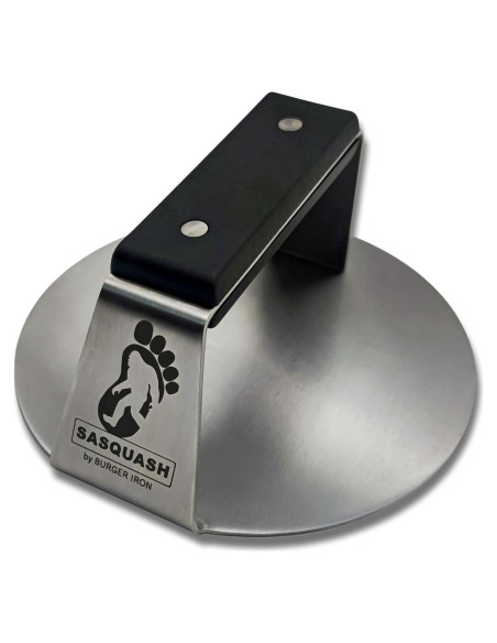 Prensa de Hamburguesas Sasquash 15,24 cm Acero Inoxidable Prensa de Hamburguesas Sasquash 15,24 cm Acero Inoxidable