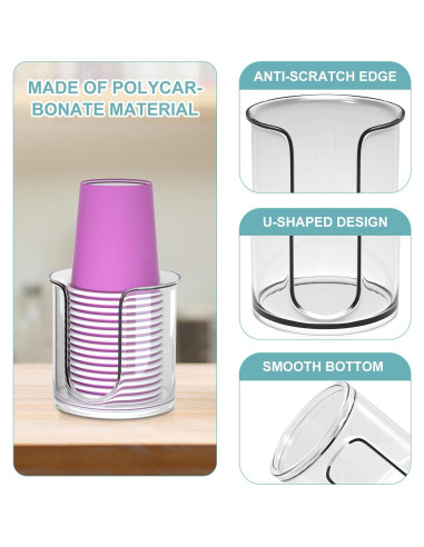 Dispensador de Tazas de Baño HOUSEWIFE CABINETS 3oz