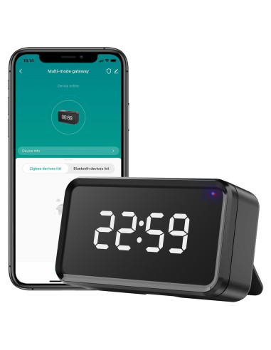 Hub Inteligente Tuya Zigbee 3.0 con Puerto Tipo-C, Negro