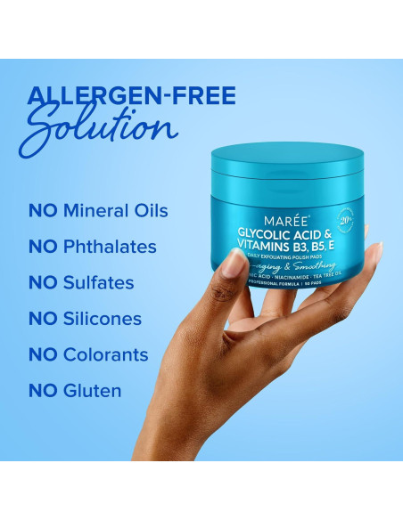 Almohadillas Exfoliantes Glicólico MAREE - 50 Unidades Almohadillas Exfoliantes Glicólico MAREE - 50 Unidades