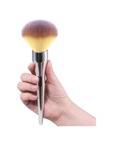 Brocha de Maquillaje Kabuki Daubigny Plana Arqueada 21cm