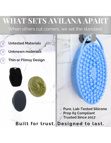 Exfoliador Corporal de Silicona Avilana - 3 Estilos Infundidos