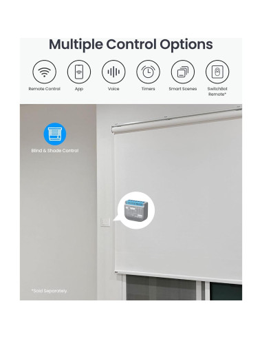Interruptor Relé Inteligente SwitchBot 2PM, Control Doble Luz, Wi-Fi y Bluetooth