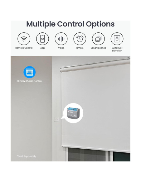 Interruptor Relé Inteligente SwitchBot 2PM, Control Doble Luz, Wi-Fi y Bluetooth Interruptor Relé Inteligente SwitchBot 2PM, Control Doble Luz, Wi-Fi y Bluetooth