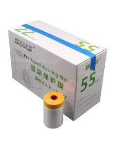 Cinta y película enmascarar Sanian 22" x 82 pies 20 rollos