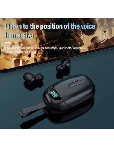 Auriculares Bluetooth VOLT PLUS TG01 IPX4 con Estuche 24h