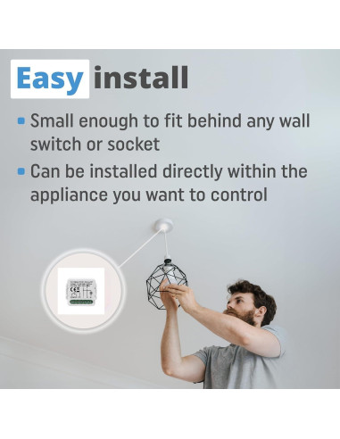 Interruptor Inteligente ZigBee URURTM 1 Canal 12V 24V AC