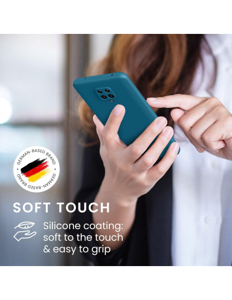 Funda Protectora KW-Mobile para Xiaomi Redmi Note 9S/Pro - Azul Funda Protectora KW-Mobile para Xiaomi Redmi Note 9S/Pro - Azul