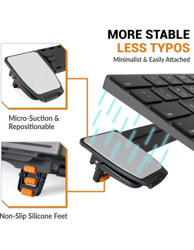 Soporte de Teclado Ajustable ESC Flip Pro Ergonómico 4 Niveles