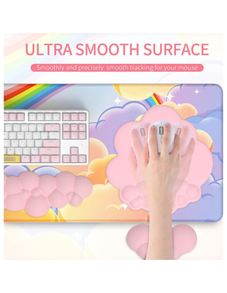 Alfombrilla de Juego Ergonómica MANBASNAKE 5 en 1 Rosa Alfombrilla de Juego Ergonómica MANBASNAKE 5 en 1 Rosa