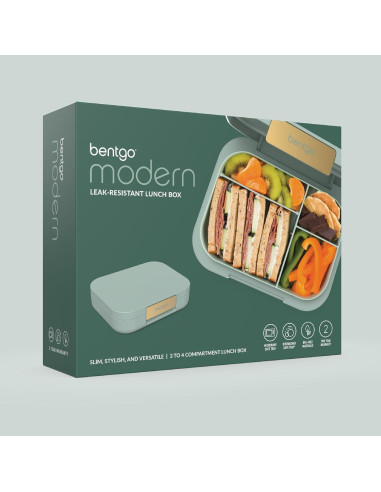 Funda de Almuerzo Bentgo Modern 1.24L Verde Menta a Prueba de Fugas