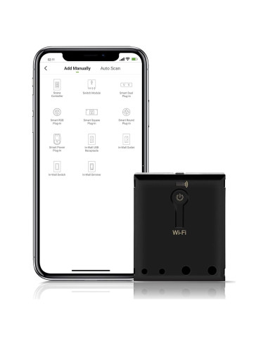 Módulo de Relé Wi-Fi TOPGREENER TGWFRSM1, Interruptor Inteligente Oculto