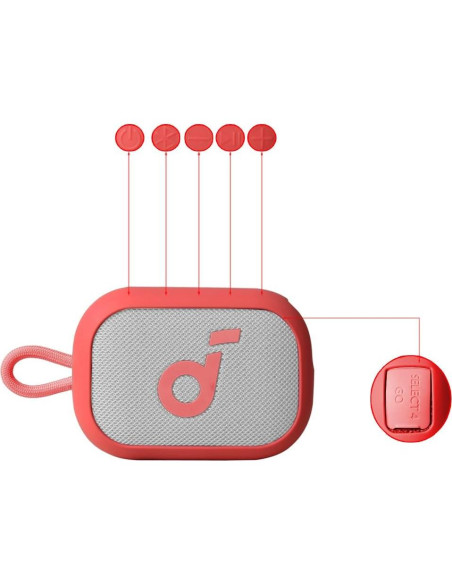 Funda de Silicona Hermitshell para Altavoz Anker Soundcore 4 Funda de Silicona Hermitshell para Altavoz Anker Soundcore 4