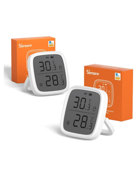 Sensor de Temperatura y Humedad SONOFF SNZB-02D Zigbee Sensor de Temperatura y Humedad SONOFF SNZB-02D Zigbee