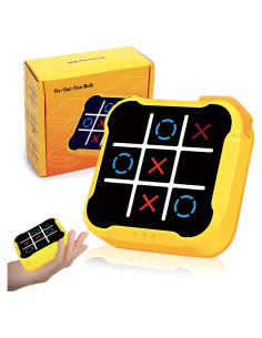 Juego Portátil 4 en 1 COUOMOXA - Tres en Raya, Memoria y Más