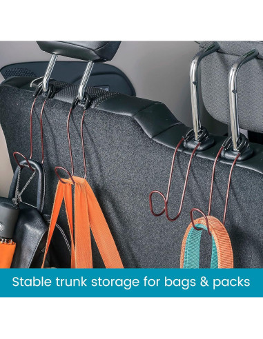 Ganchos de bolsa irrompibles High Road 2-Pack para coche