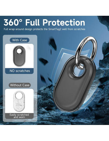 Funda impermeable IPX8 para Samsung Galaxy SmartTag2 - 4 unidades