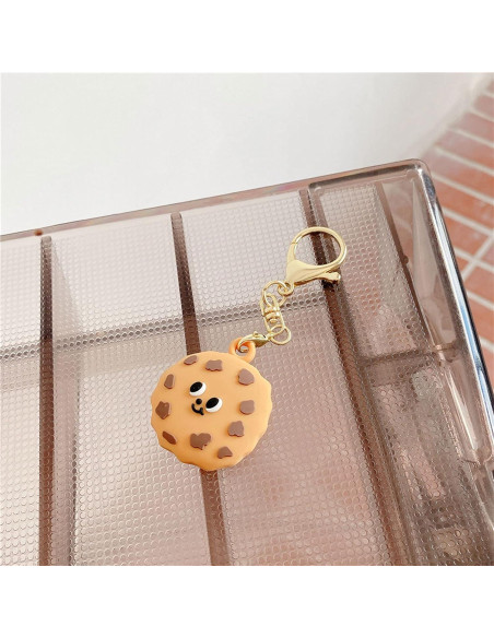 Funda de Silicona Galleta Feliz para AirTag - 2 Unidades Funda de Silicona Galleta Feliz para AirTag - 2 Unidades