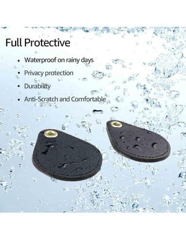 Funda de Cuero para AirTag ThingsBag - Paquete de 2, Impermeable