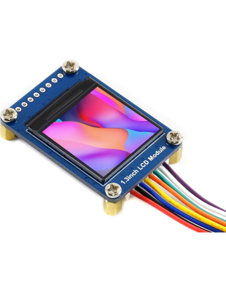 Módulo Pantalla LCD Waveshare 1.3" IPS 240x240 SPI Módulo Pantalla LCD Waveshare 1.3" IPS 240x240 SPI