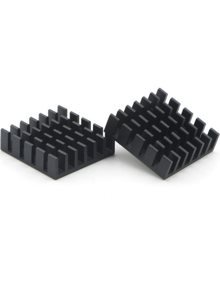 Disipador de Calor de Aluminio JIUWU 22x22mm para Raspberry Pi Disipador de Calor de Aluminio JIUWU 22x22mm para Raspberry Pi