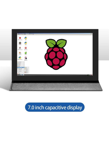 Pantalla LCD Táctil 7" YIYIMIMO 1024x600 con Altavoz y Funda