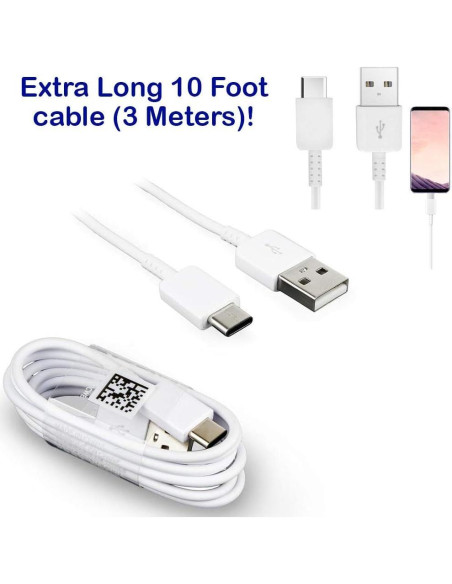 Cable USB-C 3M Works by VOLT PLUS TECH para Raspberry Pi 4 Cable USB-C 3M Works by VOLT PLUS TECH para Raspberry Pi 4