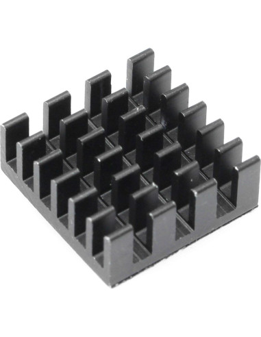 Disipador de Aluminio DGZZI 10PCS 14x14x7mm con Adhesivo 3M