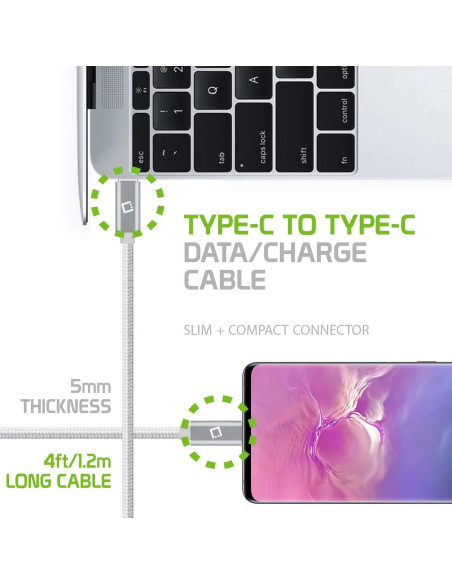 Cable USB-C de Carga Rápida 60W para Raspberry Pi 3 Modelo B Cable USB-C de Carga Rápida 60W para Raspberry Pi 3 Modelo B