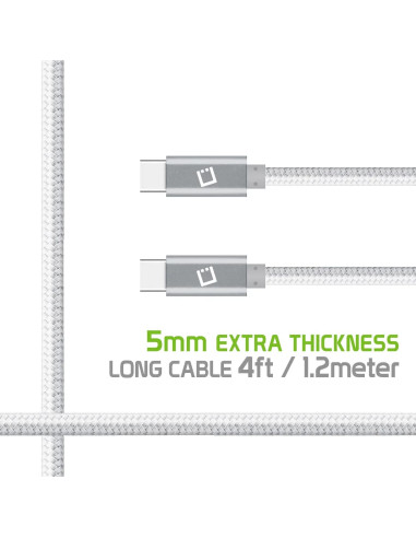 Cable USB-C de Carga Rápida 60W para Raspberry Pi 3 Modelo B