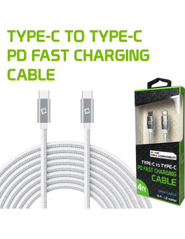 Cable USB-C de Carga Rápida 60W para Raspberry Pi 3 Modelo B