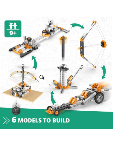 Engino Juguete STEM Construcción Física 9+ 6 Modelos