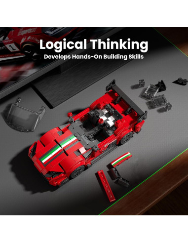 Mould King F81Z Kit de Construcción Coche Deportivo 449 Pcs