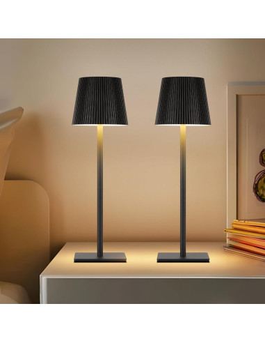 Lámpara de Mesa Inalámbrica LUTEC 6000mAh Ajustable 2 Alturas