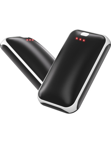Calentadores de Manos Recargables Lerat A22 - 2 Paquete Negro