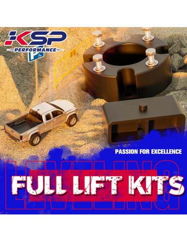 KSP Kits de Elevación 3" Frontal y 2" Trasero Toyota Tundra