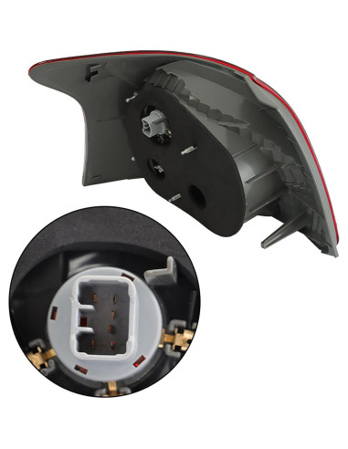 Luz Trasera de Freno Silscvtt para Toyota Yaris 2007-2012 Derecha