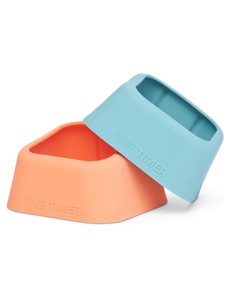 Temporizador Visual Time Timer Home MOD - Paquete de 2 Fundas Silicona Naranja y Azul Temporizador Visual Time Timer Home MOD - Paquete de 2 Fundas Silicona Naranja y Azul