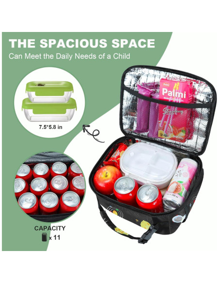 Caja de Almuerzo Aislada Femuar Astronauta 1.4L para Niños Caja de Almuerzo Aislada Femuar Astronauta 1.4L para Niños