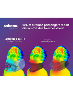 Almohada de Viaje Cabeau Evolución Tierra - Soporte 360 2