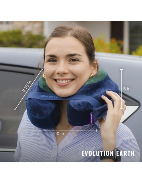 Almohada de Viaje Cabeau Evolución Tierra - Soporte 360 Almohada de Viaje Cabeau Evolución Tierra - Soporte 360