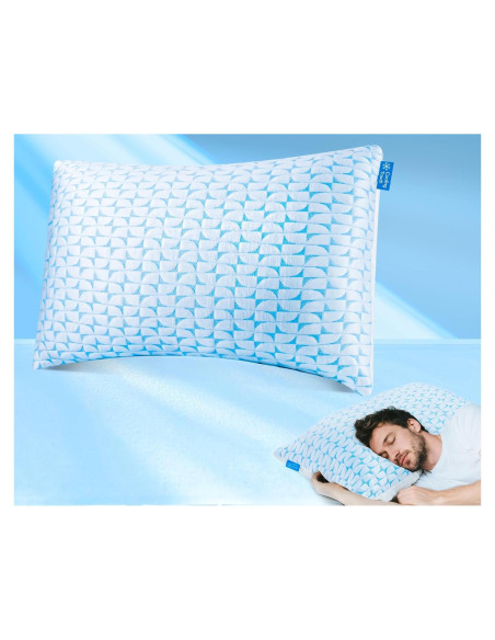 Almohada QUTOOL Coolpro Ajustable Viscoelástica Firme 66x44cm Almohada QUTOOL Coolpro Ajustable Viscoelástica Firme 66x44cm