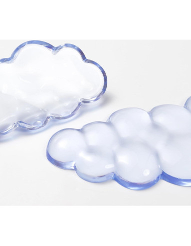 Conjunto Reposamuñecas Gel Ergonómico Sumgsn Azul Claro