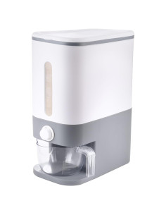 Dispensador de Arroz Gris BBG 20 L Hermético con Taza Medidora