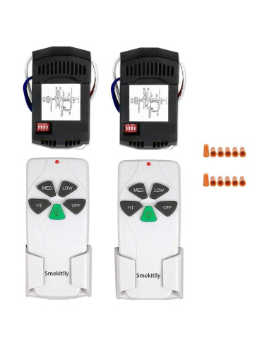 Kit Control Remoto Universal para Ventilador de Techo Smekitlly
